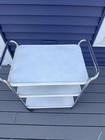Vtg Mid Century Modern White Cosco Rolling 3 Tier Kitchen Utility Bar Cart Stand