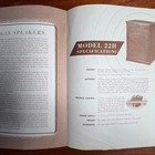 Vintage Leslie Organ Speakers For The Hammond Organ Informational Brochure