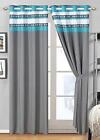 12 - Piece Aqua Blue  Grey  White Floral Bed-in-a-bag Size Bedding   Queen