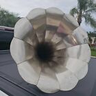 24  Phonograph Nickel  Morning Glory Horn 11 Panel Free Shipping To The Lower 48
