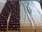 Pajama Pants  Three Sizes  Mostly Fleece