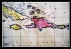 1822 West Indies Map Carey   Lea   Fielding Lucas Jr Hand Colored Cuba Jamaica 