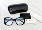 Chanel 3460 Black Square Eyeglasses 52-17-140 Women Designer Optical Frames