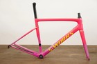  damaged  54cm Specialized S-works Tarmac Sl6 Acid Pink Carbon Rim Frameset