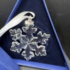 Swarovski Crystal 2016 Annual Large Snowflake Christmas Ornament   5180210     