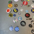 Large Lot Vintage Pinback Buttons Pins Rock   Pop Music Memorabilia         
