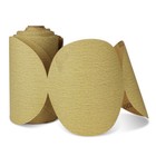 100 Pack - 400 Grit 6 Inch Discs On A Roll Psa Gold Sticky Back Da Sanding Paper