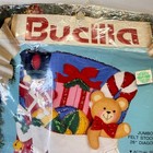Vintage 1991 Bucilla Chock Full Of Toys Jumbo Felt Stocking Kit 82913 Red