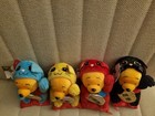 Nwt Disney Japan Winnie The Pooh 6  Lucky Cat Plush Lot Mini Bean Bag Rare