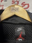     vintage 80s Nike Air Jordan Flight Track Black Full Zip Jacket Size Xl 27 X 27