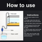 Fish Tank Filter Aquarium Gravel Cleaner Fish Tank Manual Siphon Water Changer