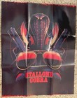 Cobra  double Sided Original Movie Poster 17  X 14   Folded  1986 2025  New