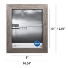 Rustic Wide Bevel Picture Frame 8x10 Gallery Wall Table Display Home Decor Gray