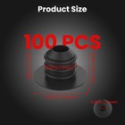 Share 100pcs Pegboard Hook Locks  Peg Board Locks Stoppers Fit For 1 4 Inch Peg