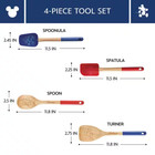 Disney Home Bon Voyage Red And Blue Kitchen Tool Set  4-pieces