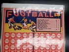 Vintage Punch Board - 1940 s Football Punchcard Trade Stimulator - Kb6c