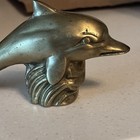 Vintage Brass Dolphin   Mid To Late 1980s 