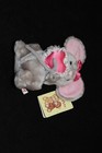 Vintage Russ Berrie Luv Pets Plush Missy Mouse Pink Heart   Bow  264 