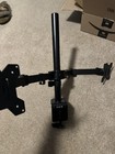 Vivo Stand-v002 Dual Monitor Desk Mount - Black