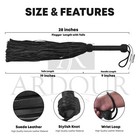 Real Cowhide Thick Leather  Flogger 100 Tails Heavy   Thuddy Impact Horse Whip
