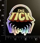 The Tick Vinyl Holo-sticker decal 3x3    Nice  1990   s Cartoon Animated Series Logo