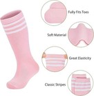 New Zando Kids Soccer Socks Youth  Softball Cotton Uniform Girls 3t 4t 5t  582