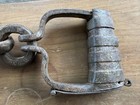 Authentic Antique Hand-forged Camel Hobble Chain With Integrated Lock Mechanism