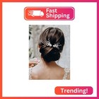 Sweetv 2pcs Wedding Hair Pins Bridal Rhinestone Wedding Hair Accessories Hair Pi