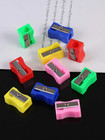 10pcs Random Color Pencil Sharpeners - Compact And Durable For School   Office