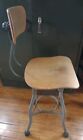 Toledo Drafting Chair Metal Industrial  Architect No Swivel Adjustable 37x18x16 