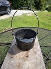 Antique Obermann Perfection Cast Iron Pot With Spout Bail