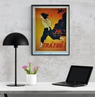 Vietnam War Propaganda Poster Vietnamese Woman With Child Running From Usaf Bomb