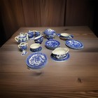 Vintage Blue Willow Style Miniature Children s Tea Set Made In Japan Please Read