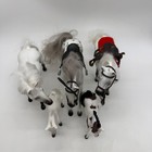 Marchon Grand Champion Horse Figure Lot  5pc White Grey Mixed Vintage 1980s