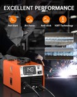 Hitbox 3in1 Flux Mig Lift-tig Mma Welder 200a   Wp17v Tig Welding Torch 13ft Set