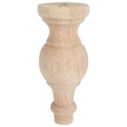 French Decorative Wooden Column Base Desk Legs Furniture For Couch Cabinet