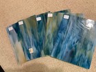 Multi- Color Streaky Opal Kokomo Stained Glass Sheets 11 By 9 Flat Rate Ship