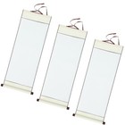 3pcs Painting Blank Scroll Calligraphy Art Scroll Vintage Paper Home Painting