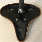 Schwinn Persons Permaco 219 12  Super Wide Large Brown Bicycle Saddle Bike Seat