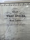 West Indies south America Chart  1850  Voyages Of C  Columbus Map Print 18  X 24