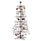 3 6 Ft Wrought Iron Christmas Tree Gloden black W  Star On Top  no Accessories 
