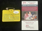 Tommy Aaron Signed 1973 Masters Badge Jsa Coa Champion Golf Ticket