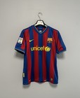 Nike Barcelona 2009 2010 Home Football Shirt Messi  10 Soccer Jersey Size M