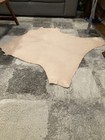 Goat Leather Large Hides   7-10 Sqft   Veg Tan   Full Grain   100  Natural