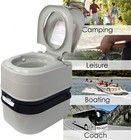 24l 6 3 Gallon Advanced Portable Toilet Flush Camping Travel Piston Pump Commode