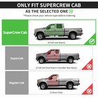 For 1999-2016 Ford F250 F350 Super Duty Crew Cab 6  Running Boards Side Nerf Bar