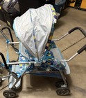 Joovy Toy Caboose Baby Doll Stroller  blue Dot 