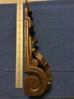 Antique Carved Wood Corbel Bracket  Brown Architectural Salvage
