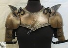 Medieval Warrior Pauldrons Shoulder   Armor Gorget Larp Cosplay Knight