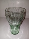Vintage Green Coca Cola Glass 6 Oz 4 5  Tall